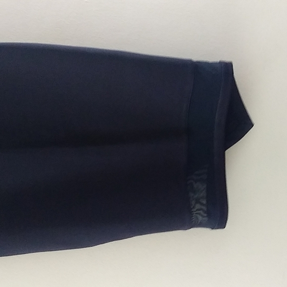 Asymmetrical Black Pencil Skirt Sz XS - Picture 3 of 7